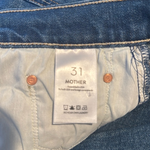 MOTHER Denim. Size 31 Tripper Ankle Fray MOTHER SUPERIOR JEANS. EUC - Picture 4 of 11